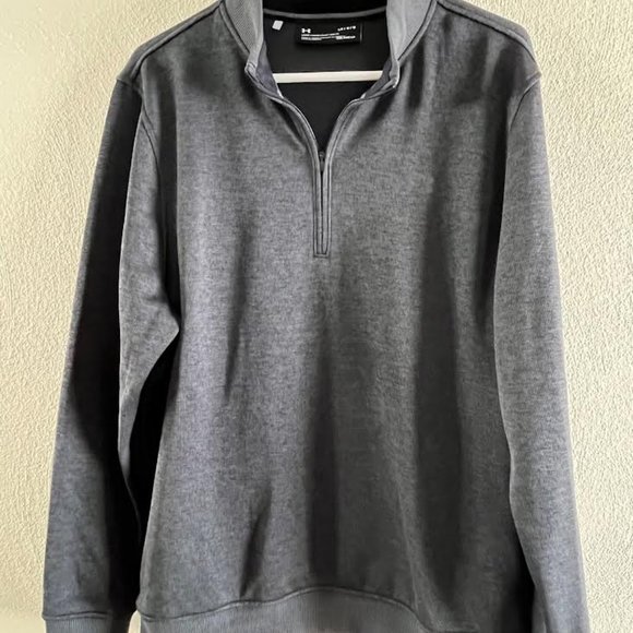 Men's Underarmour sweatshirt.size Large. charcoal color. - Picture 4 of 5